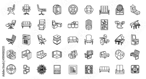 furniture symbols architectural furniture and interior design elements for top view floor plans and cad layout drawings