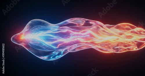 Vibrant Abstract Energy Blasts in Motion.