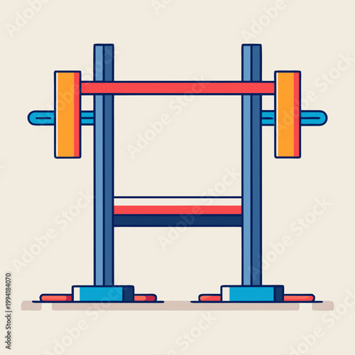 Bench Press Rack for Weightlifting and Fitness