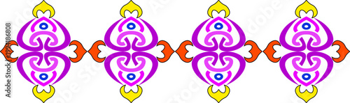 Floral pattern. wood carving pattern	