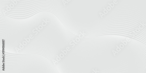 Premium background design with luxury white line pattern (texture). Abstract horizontal vector template for business banner