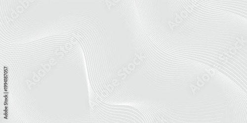 Premium background design with luxury white line pattern (texture). Abstract horizontal vector template for business banner