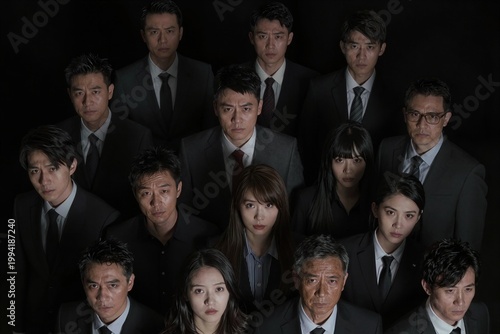 group of business people in office