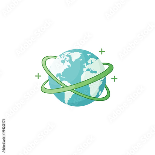 Global Health and Medical Connection Vector Illustration