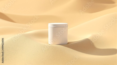 Minimalist Product Mockup in Desert Landscape