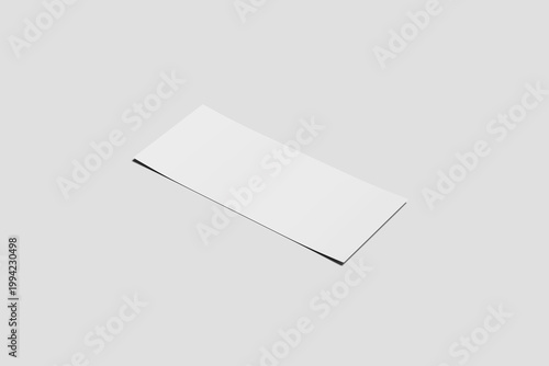 Blank Gift Card Mockup for Presentation to clients