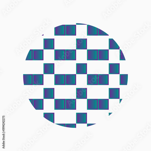 abstract blue globe