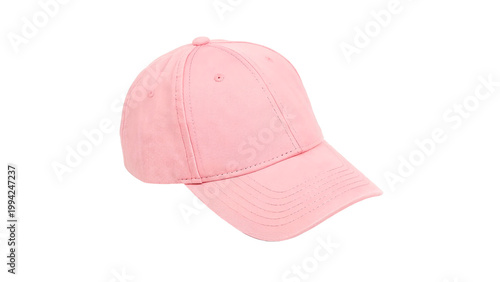 Fotografía Pink cap isolated on transparent background