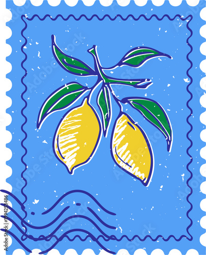 Lemon Branch Postage Stamp