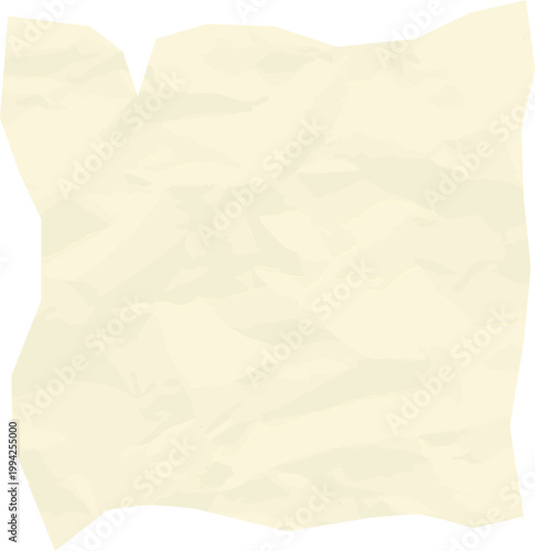 Crumpled Off-White Paper Texture