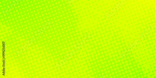Abstract neon yellow green halftone background with vibrant dotted gradient texture, modern vector design for energetic digital, print, and creative projects