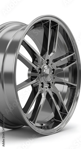 高級感漂うアルミホイール 精密加工 金属光沢