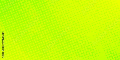 Abstract neon yellow green halftone background with vibrant dotted gradient texture, modern vector design for energetic digital, print, and creative projects