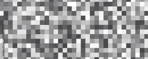 Censor blur checkered texture on transparent background. Mosaic pattern with pixel effect to hide text, image or another forbidden, unwanted or privacy content. Vector graphic illustration