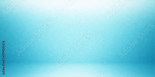 A vintage light blue grunge background featuring a textured white paper pattern on a rough aged wall design with a blank retro paint surface