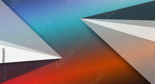 A vibrant abstract background with colorful geometric shapes and a modern design