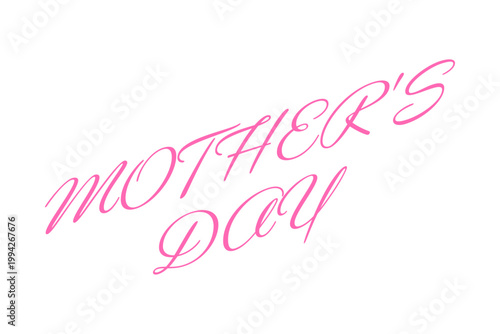 MOTHER'S DAY - 母の日を祝うシンプルなロゴマーク、Mother's Day
