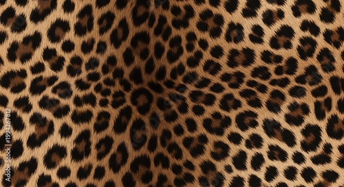 Seamless Leopard Print Texture Background for Fashion and Design.