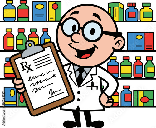 Pharmacy Service Illustration