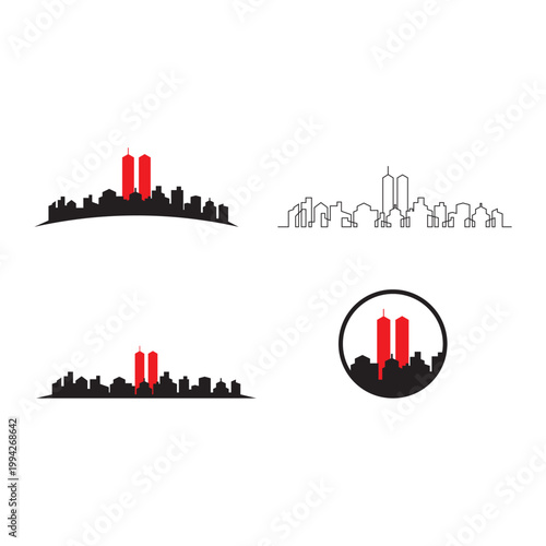 Patriot Day symbol icon