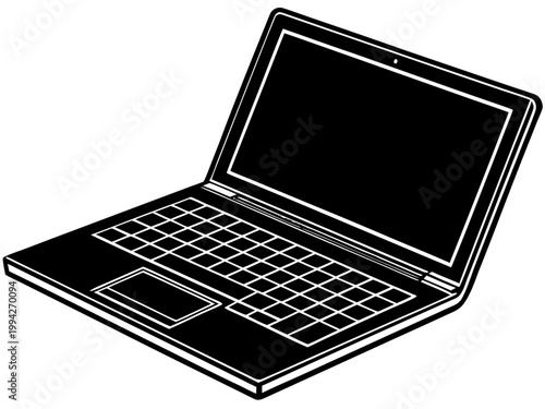 Laptop computer keyboard visible with open display