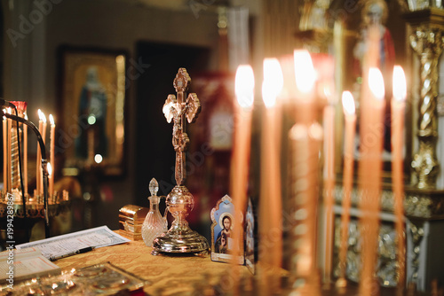 candles in church
