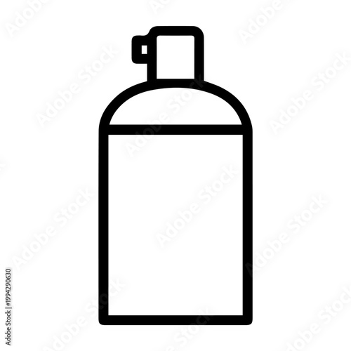 Bottle Vector Outline Soap Bottle Shampoo Stock Illustration