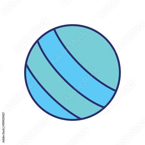 Yoga Ball vector icon