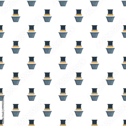 Engine pistons operating inside mechanical cylinders creating a repeating automotive background