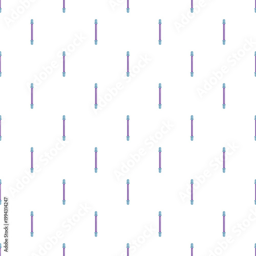 Repeating purple fluorescent light tubes creating a seamless pattern