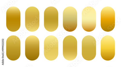 golden luxury gradients big set