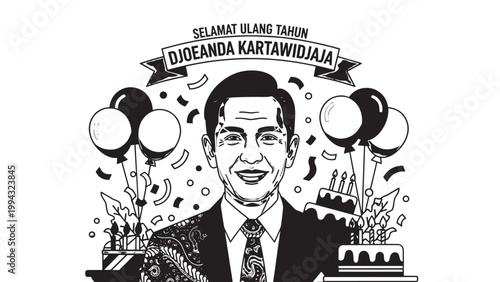 Celebration of Independence Day with Fireworks and Festivities in Indonesia.