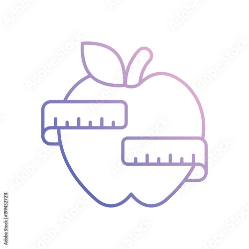 Diet vector icon
