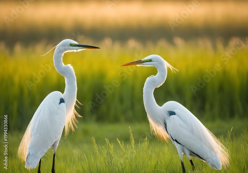 ​Professional photography of Cattle Egret (Bubulcus ibis), highly detailed white bird plumage, realistic wildlife portrait.