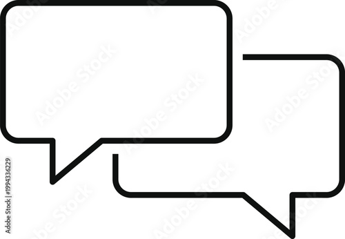 Set of chat and talk icon. Help desk and communication design. Speech bubble and messaging symbols. Online conversation and talk sign. Modern web policy sign