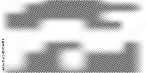 WebHalftone faded gradient texture. Grunge halftone grit background. White and black sand noise wallpaper. Retro pixilated vector backdrop