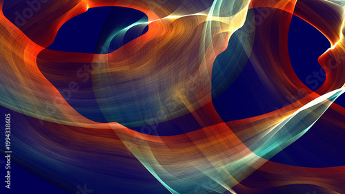 Abstract multi-colored fractal background