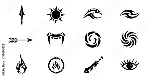 Abstract illustration of observing the void concept