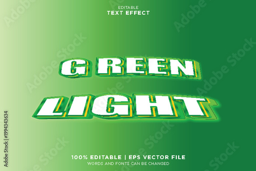 Garden editable Text effect 3 Dimension emboss neon style