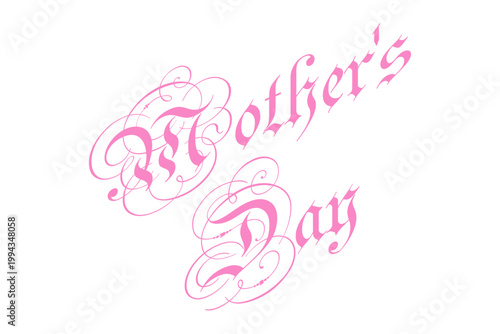 Mother's Day - 母の日を祝うシンプルなロゴマーク、Mother's Day
