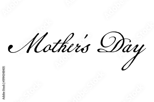 Mother's Day - 母の日を祝うシンプルなロゴマーク、Mother's Day
