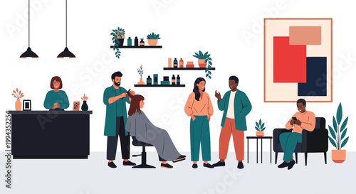 A stylized illustration depicts a man actively exercising on a stationary exercise bike indoors