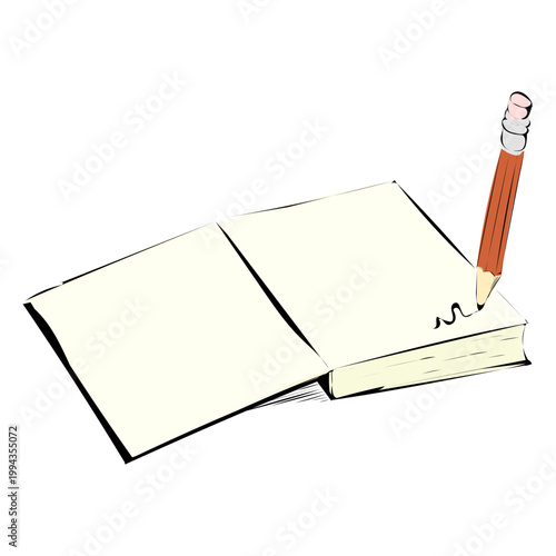 In ein Buch schreiben