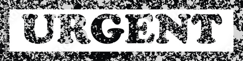 Distressed 'urgent' stamp a vintage and warning sign illustration