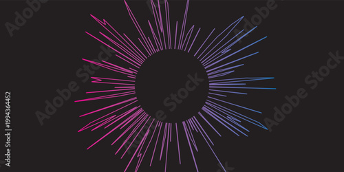 Futuristic conceptual tunnel. High resolution copy space