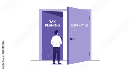 Person Choosing Between Tax Planning and Alternative Financial Options