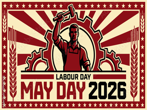 Labor Day, May Day, Vintage Labor Union, Workers Rights, 2026 Celebration