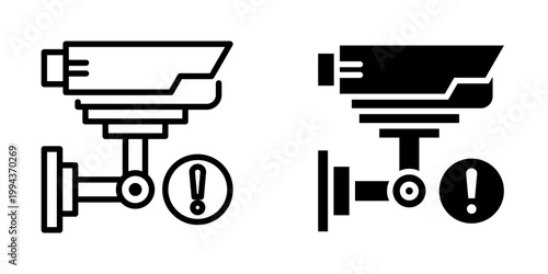 Surveillance icon, element icon for design branding, print, and digital media