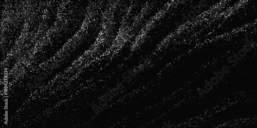 Abstract black and white textured background with wavy uneven patterns