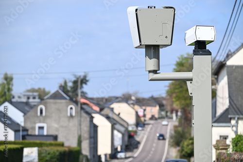 Photos radar controle de vitesse flash route
